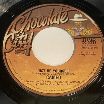 Cameo: Just Be Yourself / Use It Or Lose It 45 - Chocolate City - Soul Funk