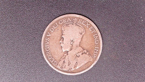 1917 25 Cents , Canada, Silver