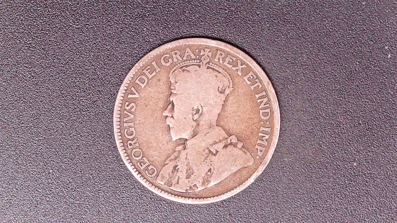 1917 25 Cents , Canada, Silver