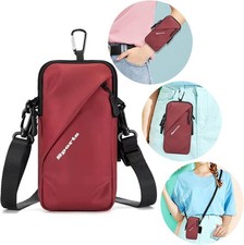 Small Crossbody Shoulder Holsters Bag with Arm Band, Fits iPhone and Android