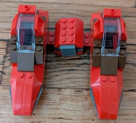 LEGO Star Wars 7119 Twin-Pod Cloud Car 99% Complete Minifigure + Manual Included