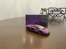 MINI GT Lamborghini Countach LPI 800-4 2021 Purple Diecast Car 1:64