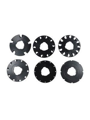 Schwarz Kunststoff Pflanzteller Set für EarthWay 1001 B Garten Sämann 6 Teller
