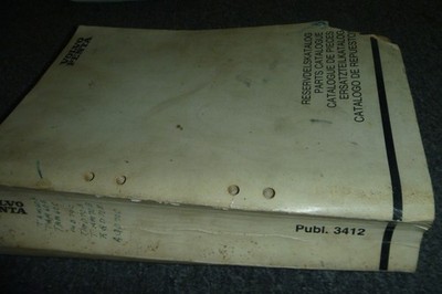 1983 Volvo Penta TAMD 70E TMD 70B 70C Marine Engine Parts Catalog Manual 3412 xz