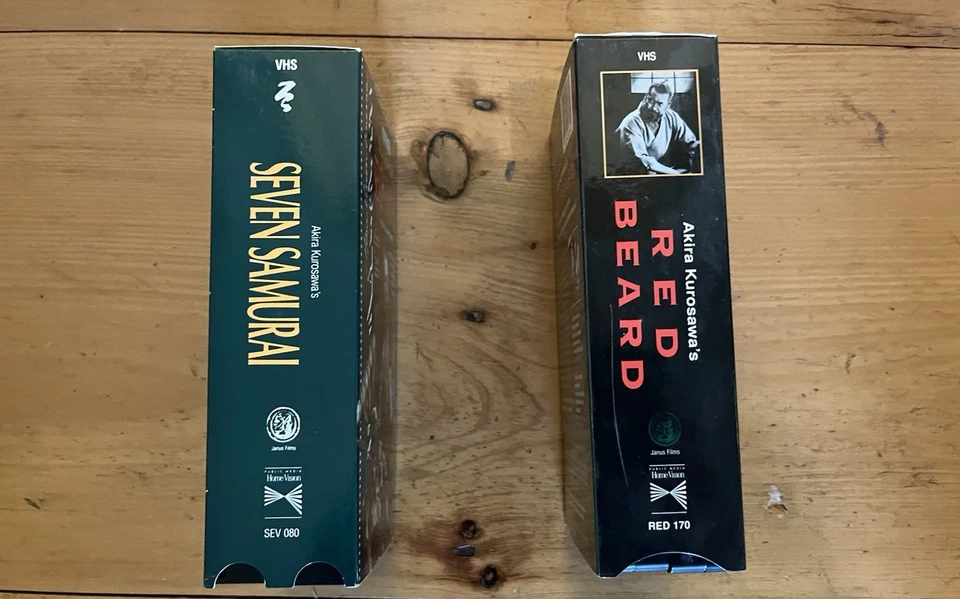2 Kurosawa Films, Seven Samurai & Red Beard, VHS Tapes Lot - Image 2 of 4