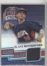 2015 Stars and Stripes Game Gear Longevity Holofoil 22/25 Blake Rutherford x5u
