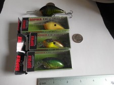PICK ONE RAPALA DT4, DT 6 DT 10 3 NEW ONE USED DT 10 SEE PICS PICK ONE