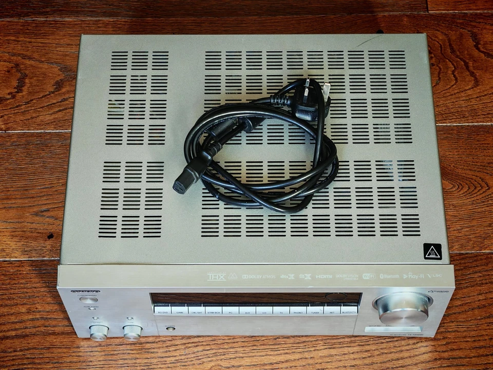 Onkyo TX-NR696 7.2 Channel Network A/V Receiver  Silver ATMOS DTS-X PLAY-FI THX - Image 2 of 4