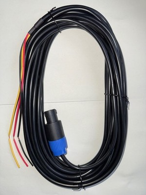 Original REL Subwooderkabel mit Speakon, 2 x 10 Meter (neu, unbenutzt)
