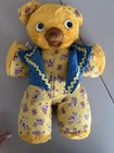 Cubbi Gund Creation Vintage Teddy Bear Rubber Nose/Mouth, Side Eye Rare Print — photo 3