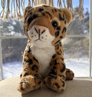 Wild Republic Leopard Cheetah Spotted Plush 9  Stuffed Animal