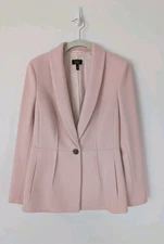 Escada Exclusively For Neiman Marcus Pink Wool Blazer Size 38