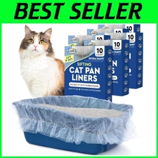Extra-Large Cat Litter Liners - 60 Count, Tear-Resistant