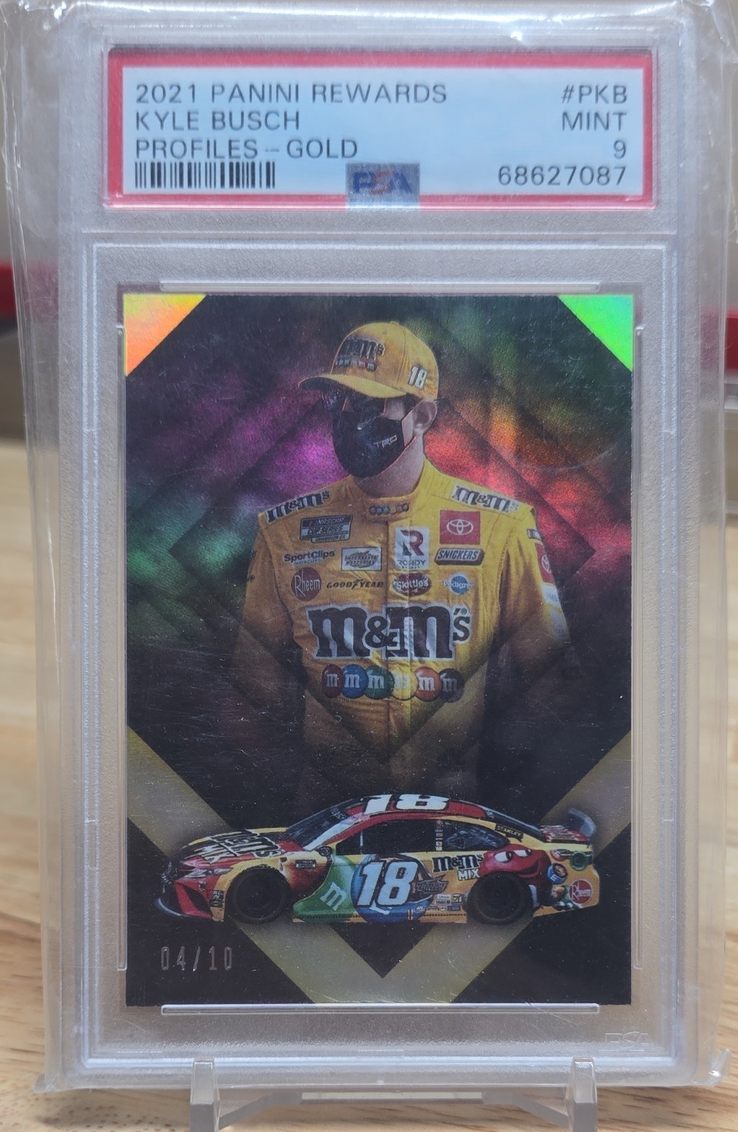 2021 Panini Customer Service Rewards - Profiles Kyle Busch #P-KB PSA 9 SSP