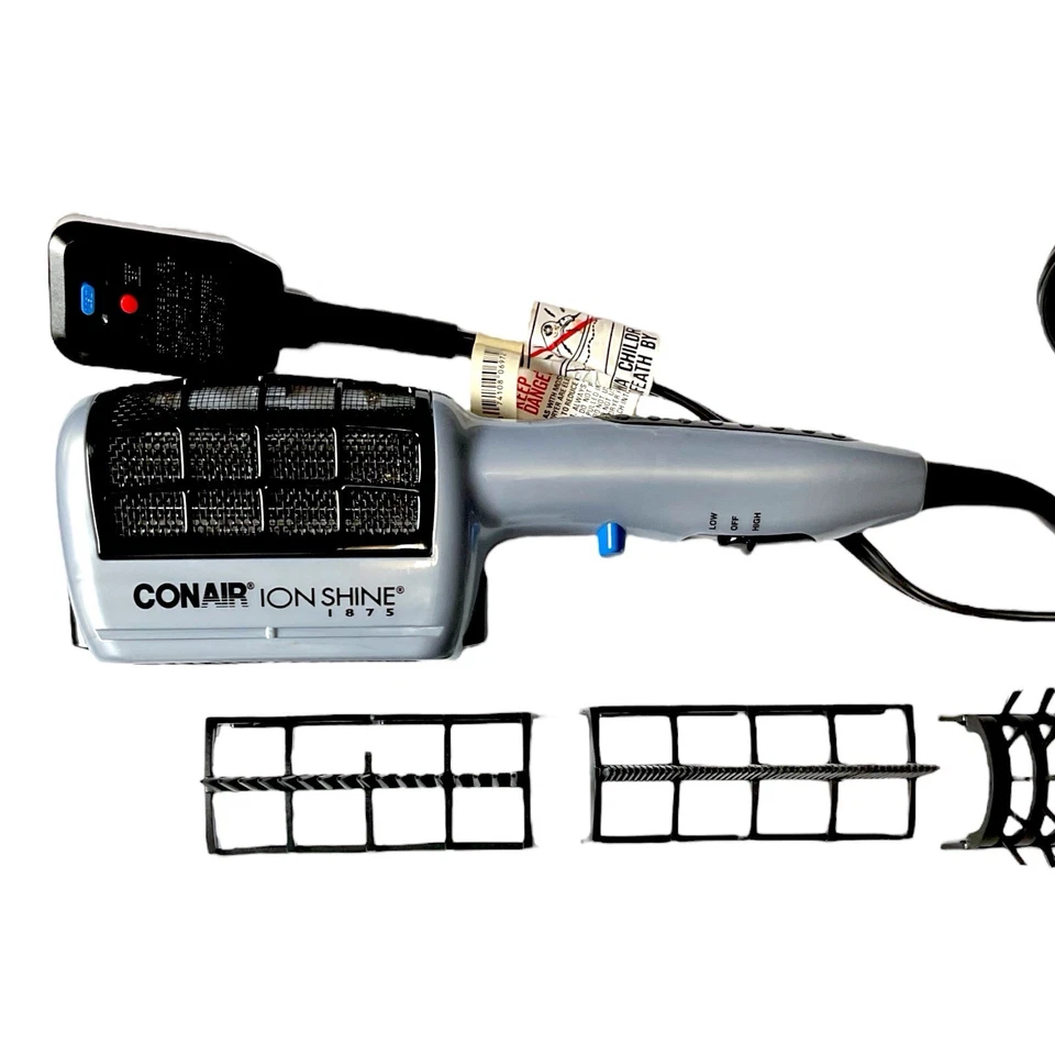CONAIR 3-in-1 Ionic Styler Hair Dryer 1875 Watt 3 Attachments 2 Heat/Speed - Image 2 of 4