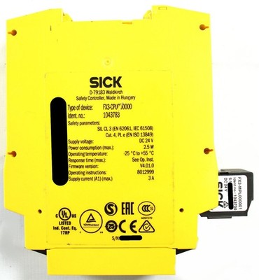 NEW FX3-CPU000000 Sick Safety Main Module 1043783 Flexi Soft  V4.01.0