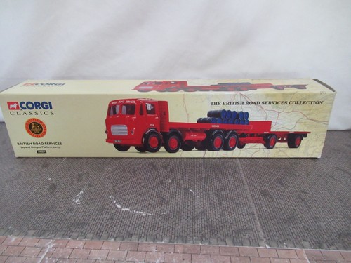 CORGI CLASSICS LEYLAND OCTOPUS PLATFORM LORRY - BRITISH ROAD SERVICES No. 24601 - Picture 8 of 10