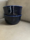 Fiestaware Gusto Bowls 28 floz Cobalt Blue Set Of 2 Used