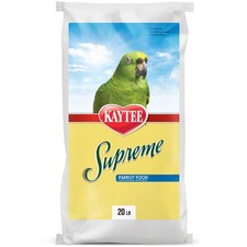 Kaytee Supreme Pet Parrot Food, Natural Seed and Grain Blend with Added Vitam...