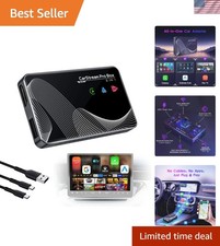 2025 3-in-1 Wireless CarPlay  Android Auto Adapter with HDMI Input - Plug  ...