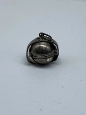 Boma Sterling Silver Folding Photo Locket Ball Pendant 22.1g