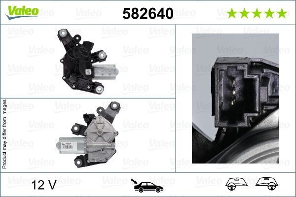 Valeo 582640 Wischermotor FüR Dacia Passend FüR Nissan-image