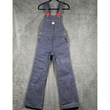 Vintage OshKosh B'Gosh Denim Overalls Bib Blue Workwear 30x29 Farmhouse Utility