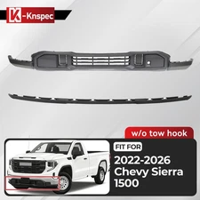 For 2022-2026 GMC Sierra 1500 Front Lower Bumper Fascia Valance Kit w/o Tow Hook