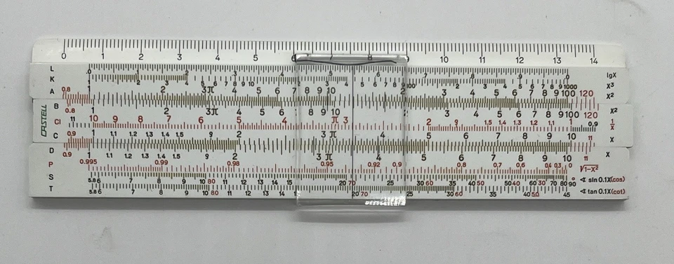 Faber Castell Rechenstab 67/54 B Mit Etui Und Anleitung Top - Bild 2 von 4