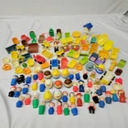 Massive lot of vtg fisher Price Little People figures & furniture 1960-2000s