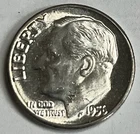 1956 Roosevelt Dime. Uncirculated. 90% Silver. Free Shipping!