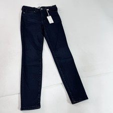 Good American Jeans Womens 6-12 Blue Always Fits Good Legs Skinny High Rise
