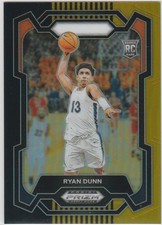 Ryan Dunn 2024-25 Panini Prizm Draft Rookie Black Gold Prizm (5/5) Suns RC