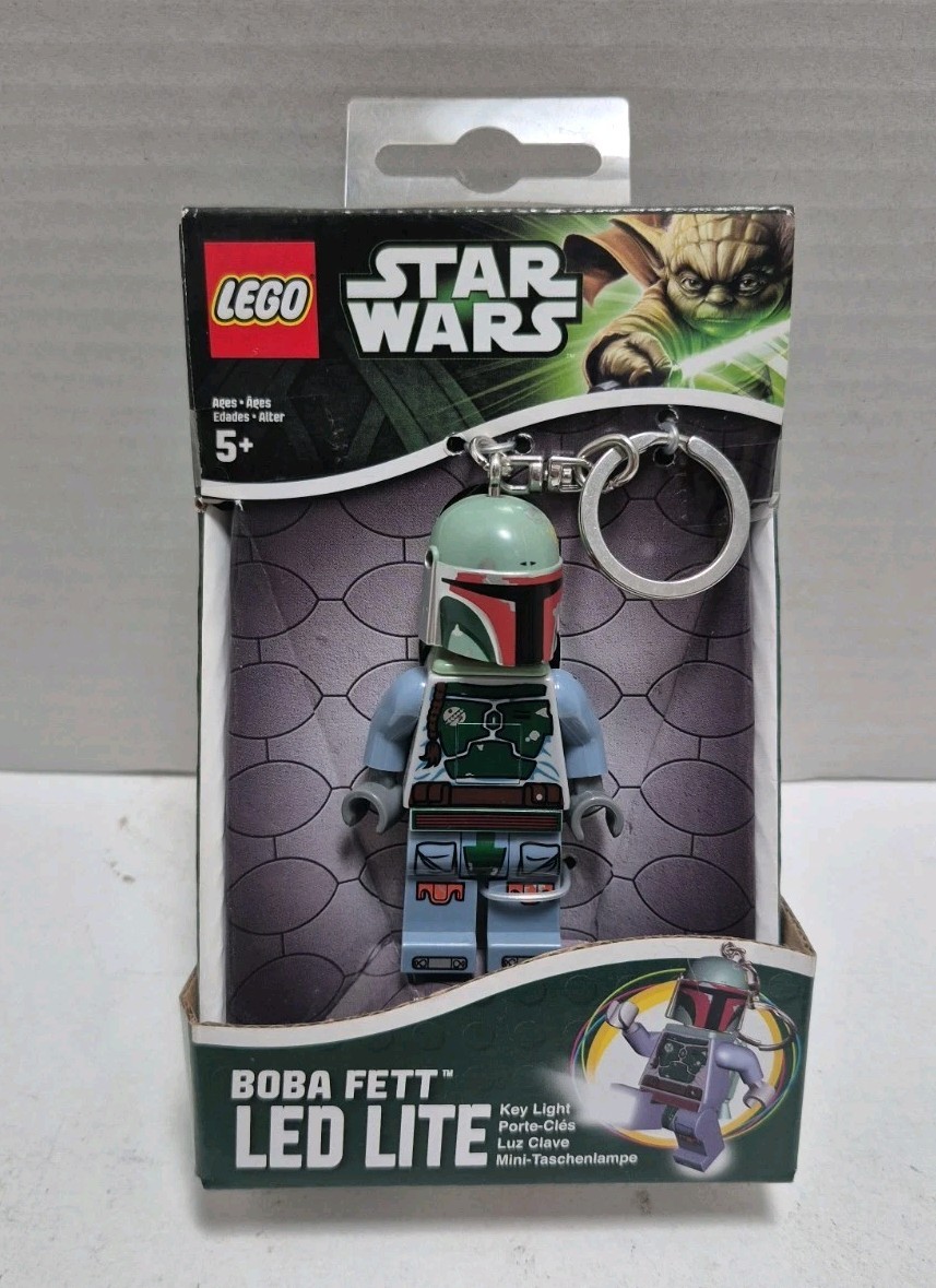 Star Wars Lego Boba Fett LED LITE Key Light Chain Figure
