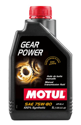 Motul Gear Power 75W-80 Synthetic Manual Transmission Gear Oil 1 Liter