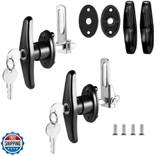 Truck Cap Latch T Handle Lock for Leer are Matching Set Universal Truck Toppe