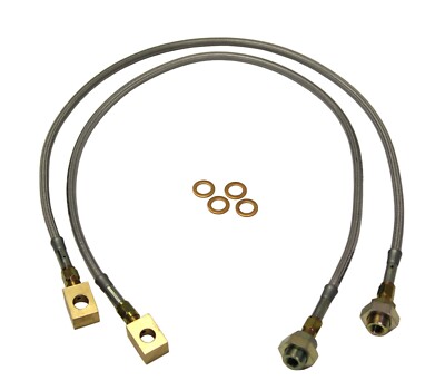 Skyjacker Front SS Brake Line 6-8'' Lift Pair Fits 1970-1978 GMC Jimmy 4WD FBL18