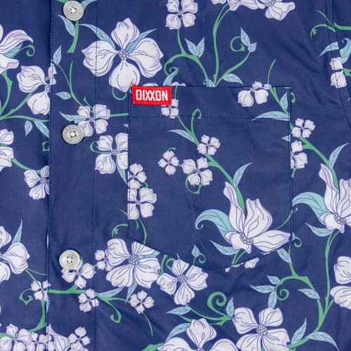 Dixxon Flannel Co Aloha Series Herren SM Hemd Blau Blumen Hawaii Button Down - Bild 7 von 9