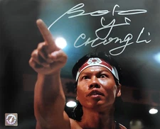 Bolo Yeung "Chong Li" Autographed Bloodsport "You Are Next" 8x10 Photo ASI Proof