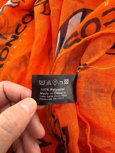 Denver Broncos Little Earth Productions Infinity Scarf Orange Fabric Team Logo c - Picture 2 of 9