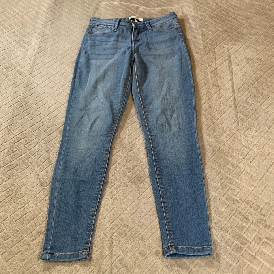Celebrity Pink Jeans Juniors 3 Blue Mid Rise Ankle Skinny Medium Wash Stretch