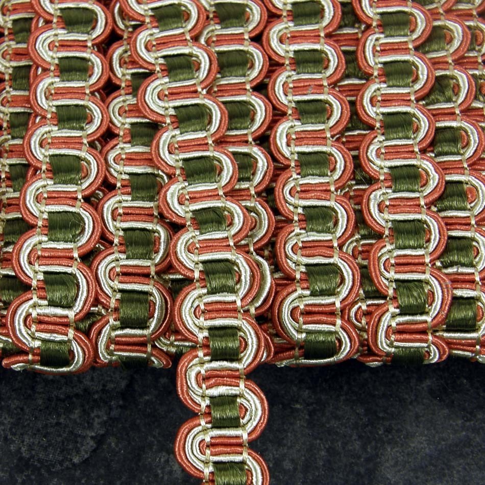 Traditional Gimp Braid Trim Upholstery 18 Colours 11mm Wide Sold by