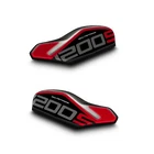 Handguards stickers for Ducati Multistrada 1200 S 2015-2017 APA-MULTI-1200S R