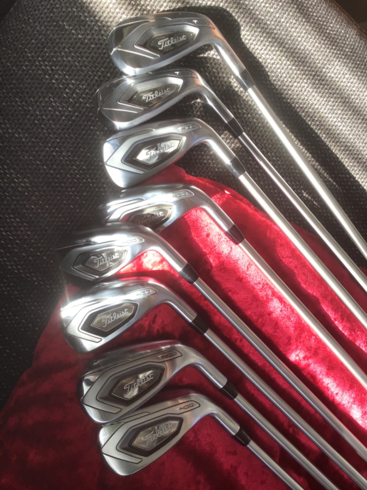 Titleist T400 graphite golf irons eBay