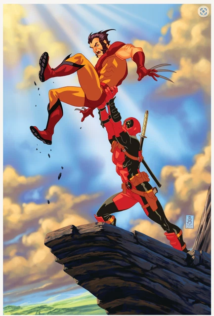 DEADPOOL #4 VIRGIN COVER B SDCC 2024 SIGNED BY MARK BROOKS W/COA