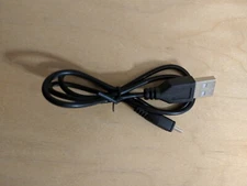 USB to micro-USB connector charger black 22 inches long