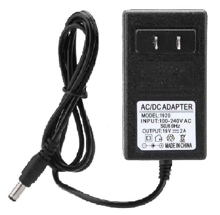 19V 2A AC/DC Adapter (wall wart) Power Supply for home electronics 5