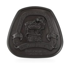 Harley-Davidson Buckle Mundi Shovelhead Gürtelschnalle Schwarz Matt 7,7 x 7,2 cm