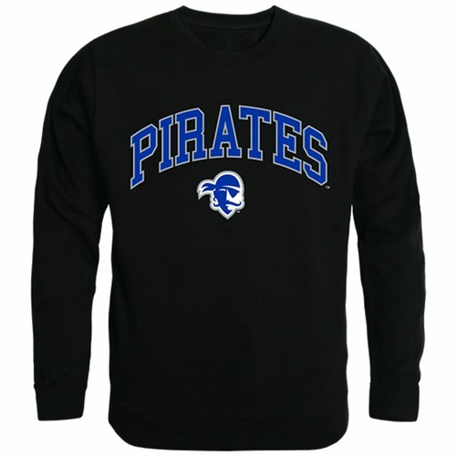 SHU Seton Hall University Campus Crewneck Pullover Sweatshirt Sweater Black eBay