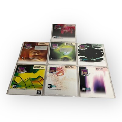 ERG Nu Dance Traxx Promo CD LOT OF 7- 2002 03 06! RARE OUT OF PRINT OOP